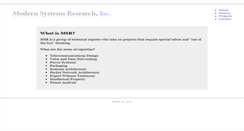 Desktop Screenshot of msr.com