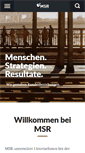 Mobile Screenshot of msr.de